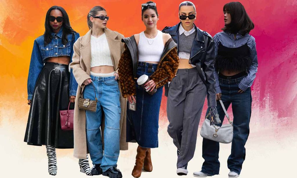 Looks de invierno con prendas 'cropped'