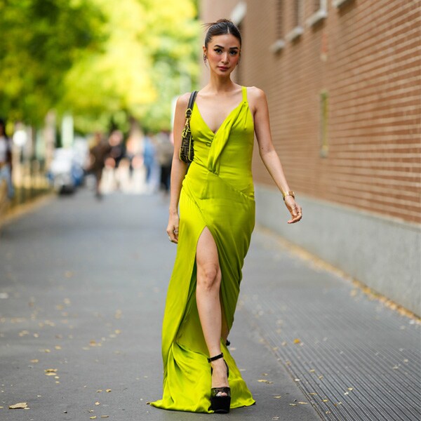 Verde mojito, el inesperado color que ha conquistado a las invitadas más originales