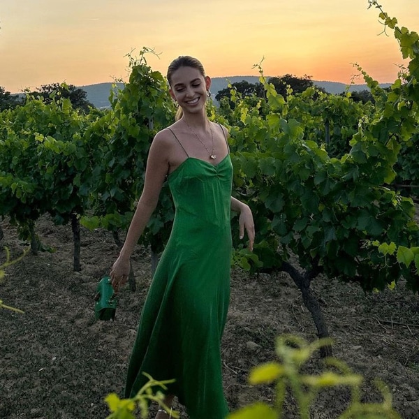 Talita Von Fürstenberg cae rendida al vestido verde más famoso del cine que ya llevó Victoria Beckham