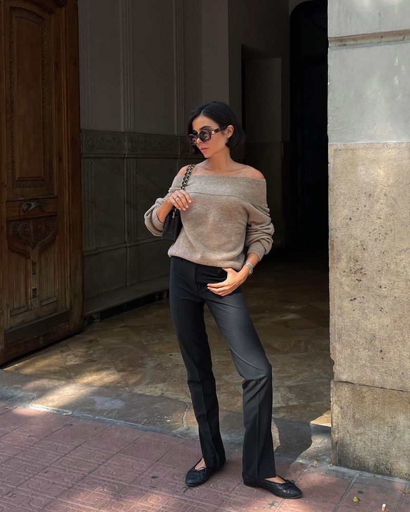 escote bardot top