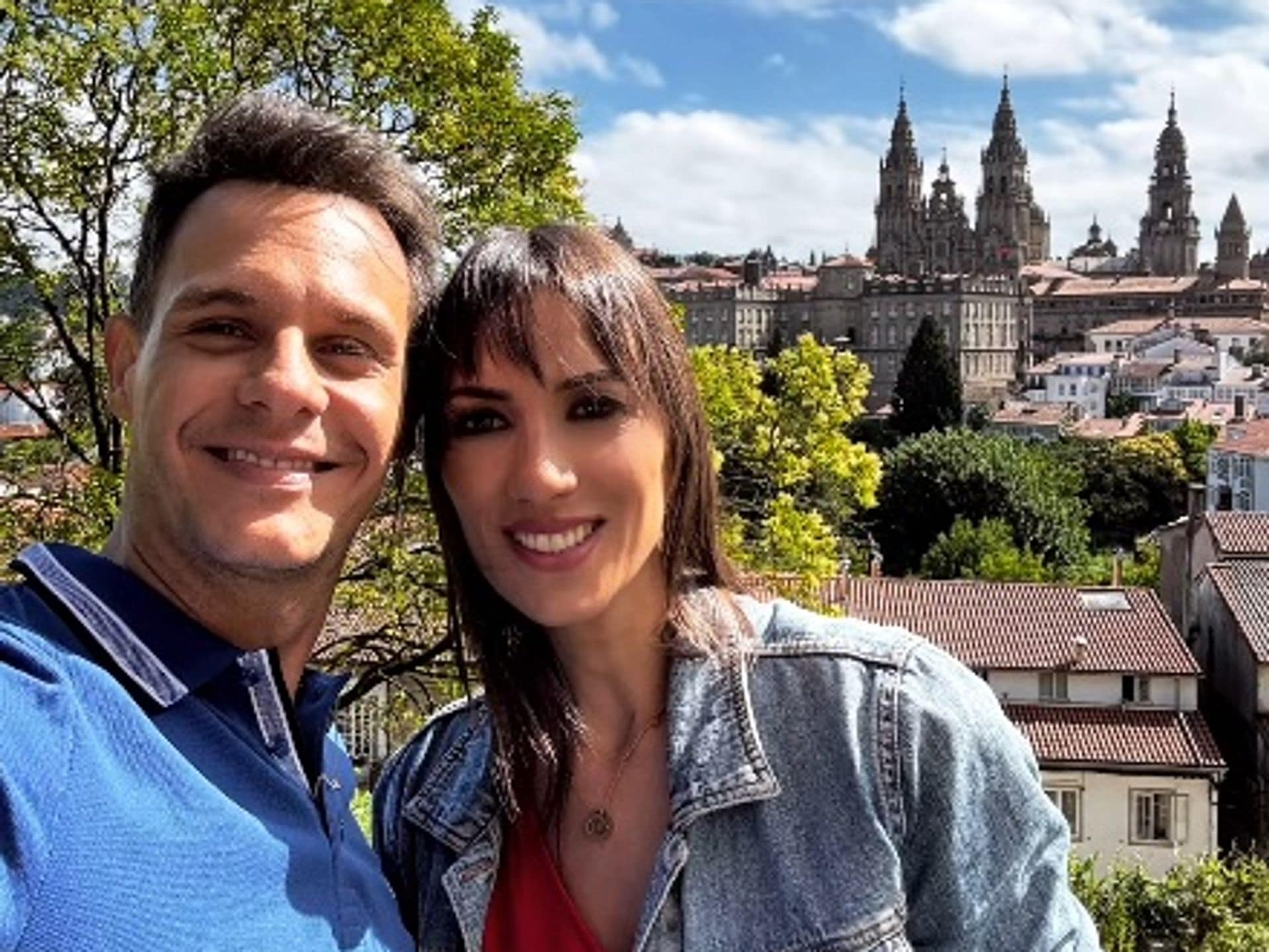 El viaje más especial de Patricia Pardo y Christian Gálvez a Santiago de  Compostela junto a su hijo Luca, de 7 meses
