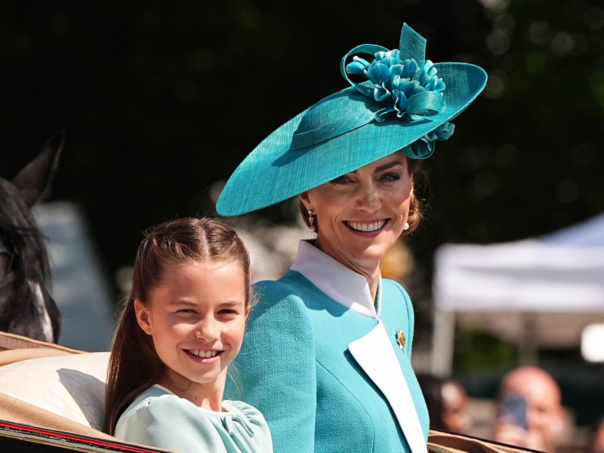 Kate Middleton, pura elegancia con guiño a Diana de Gales e Isabel II en el  'Trooping the Colour'