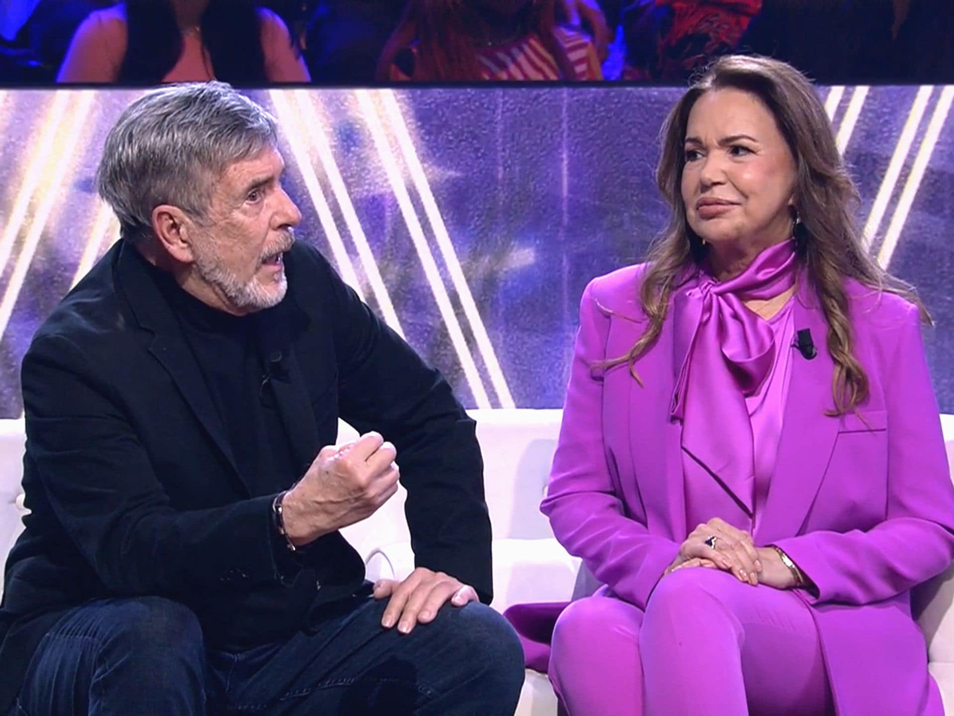 Así ha sido el reencuentro de Carlos Mata y Jeanette Rodríguez 40 años después de 'Cristal' en un plató de televisión