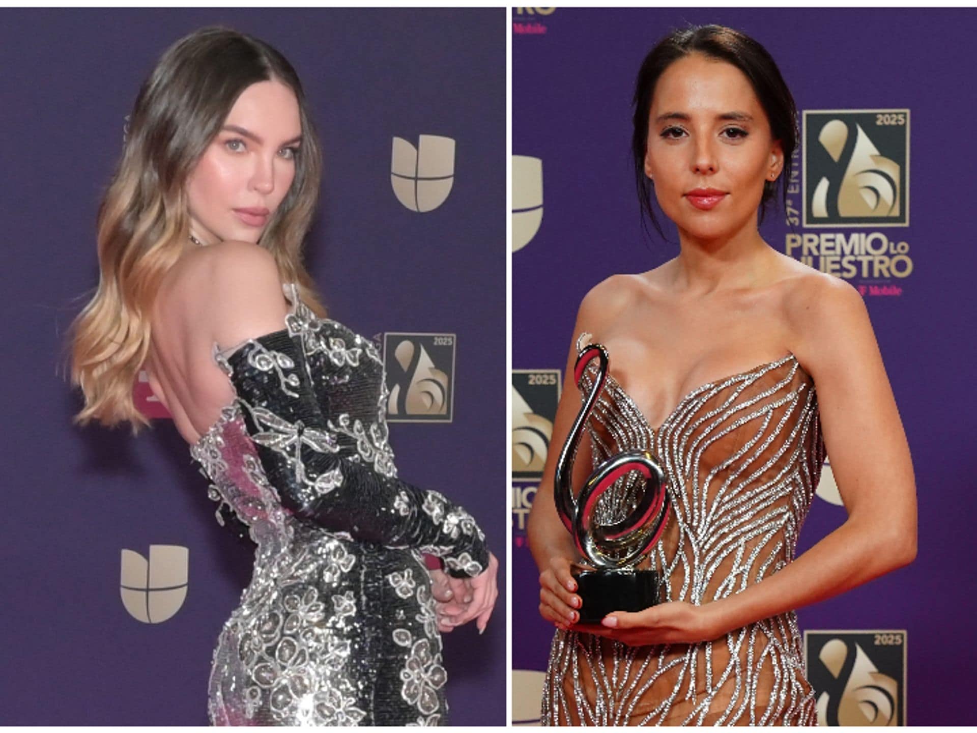 Belinda celebra la victoria de Majo Aguilar sobre Ángela en Premio Lo Nuestro | ¡HOLA!