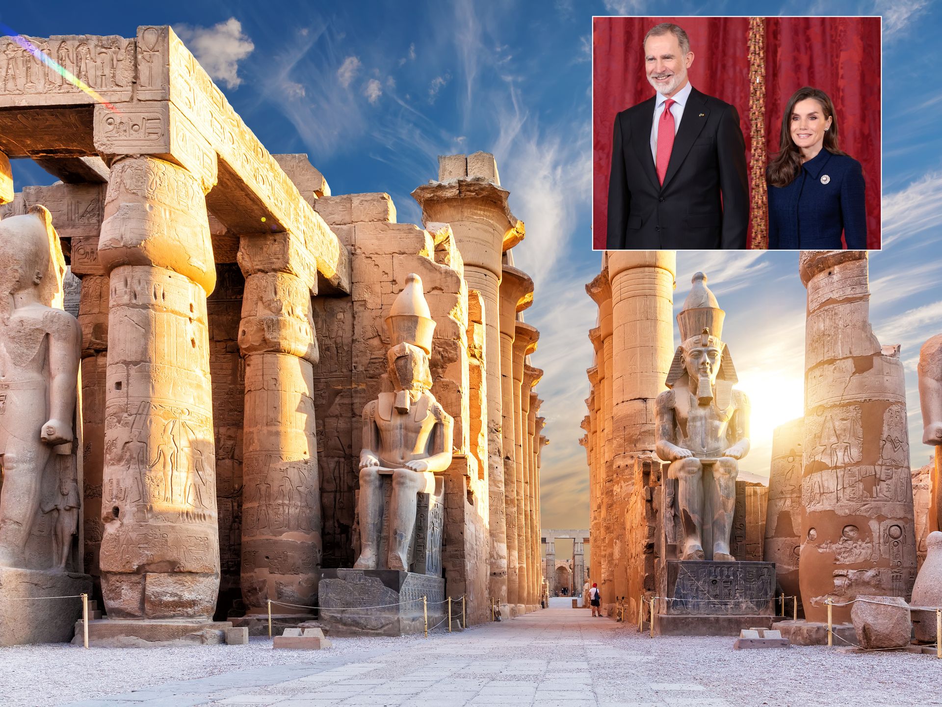 Los reyes Felipe y Letizia visitan Luxor: así es una de las grandes joyas  arqueológicas de Egipto