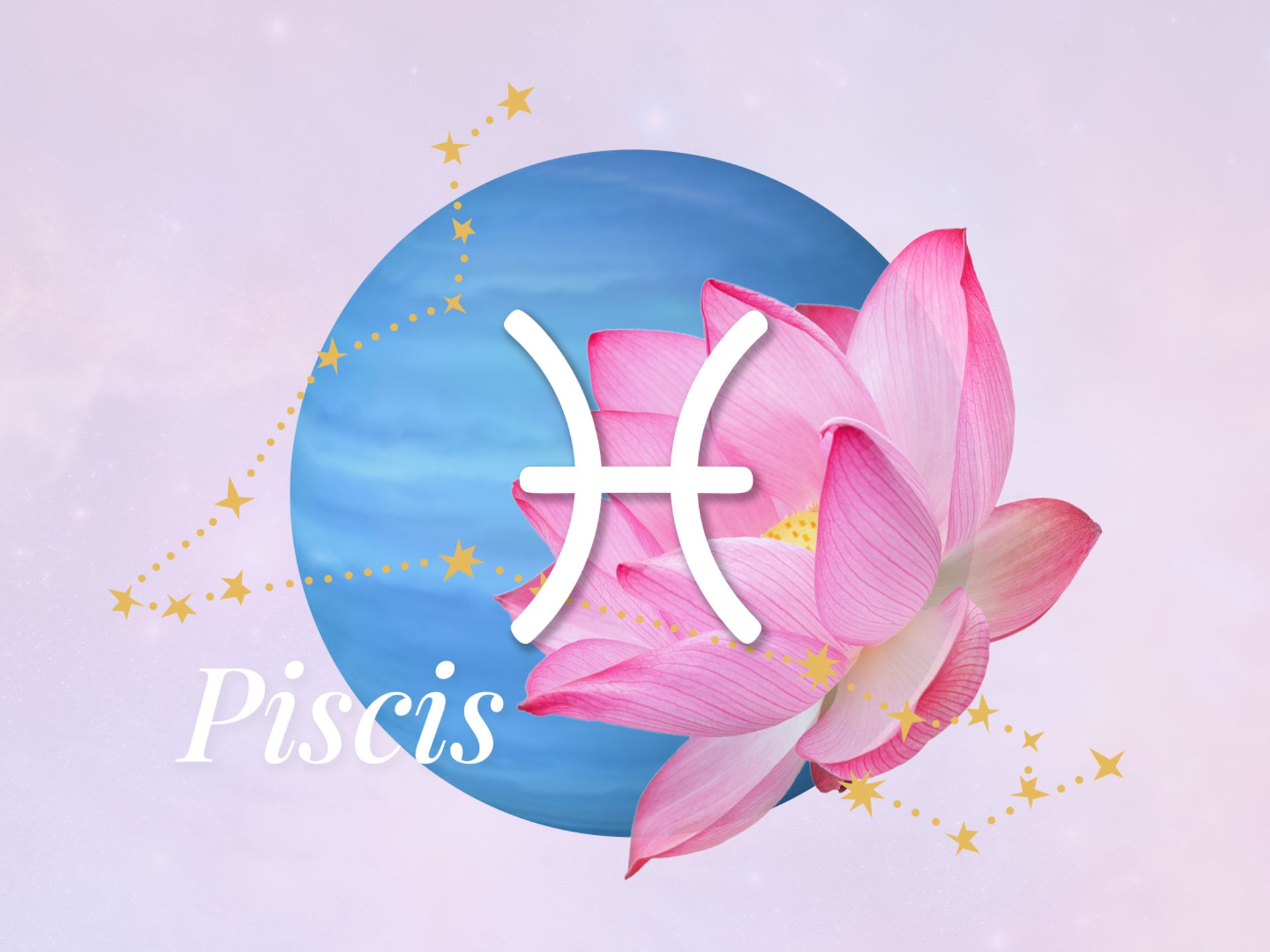 Símbolo Del Signo De Piscis