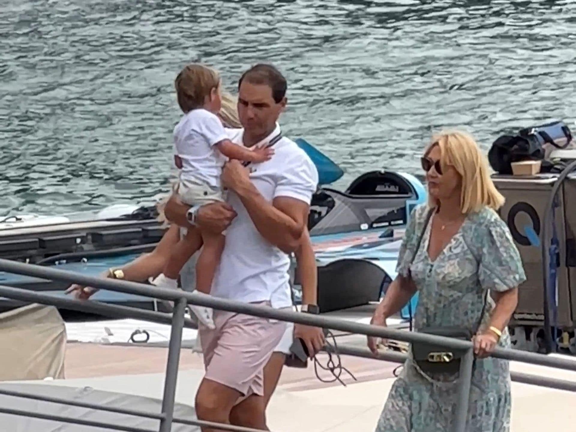 Rafa Nadal visita en familia el Lago de Como ¡y coincide con Will Smith!