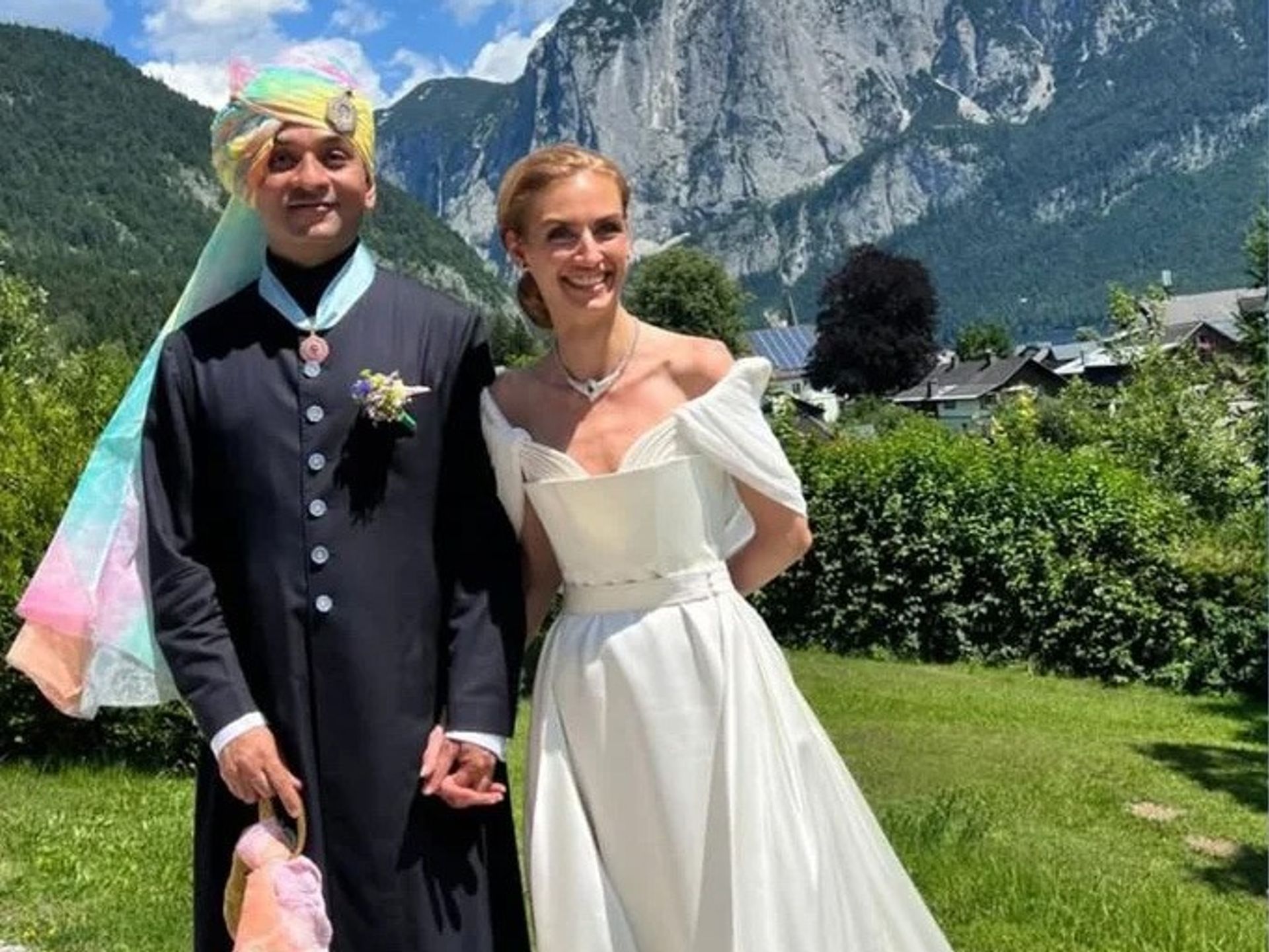 Así ha sido la espectacular boda de María Eltz y Dhruv Raj Singh que ha  reunido a la aristocracia europea e india