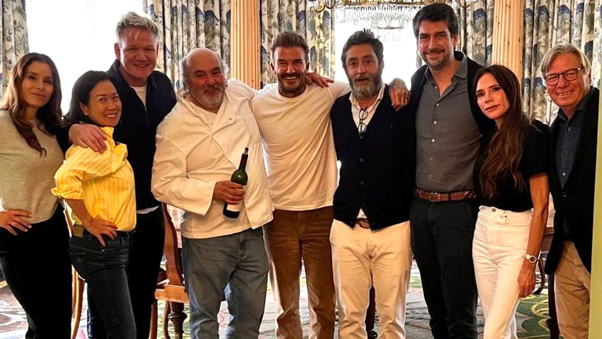 Los Beckham revolucionan Valladolid: visita sorpresa a las bodegas Vega Sicilia y menú degustación en un restaurante