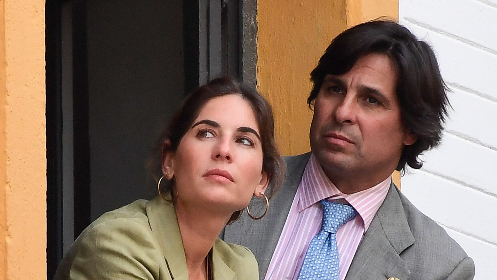 Fran Rivera y Lourdes Montes durante la Semana Santa de Sevilla. 10 de abril de 2022