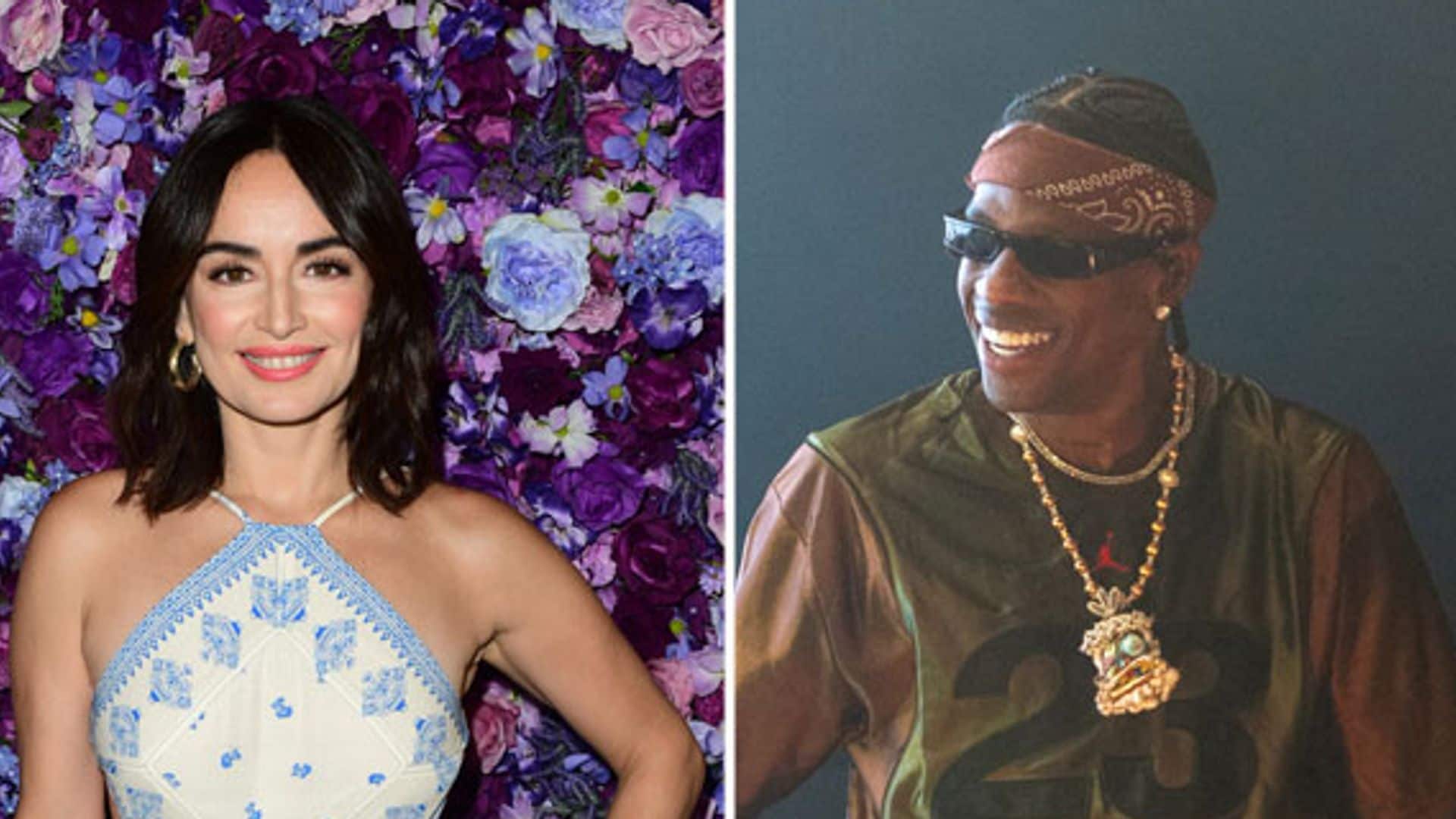 Ana Reguera y Travis Scott