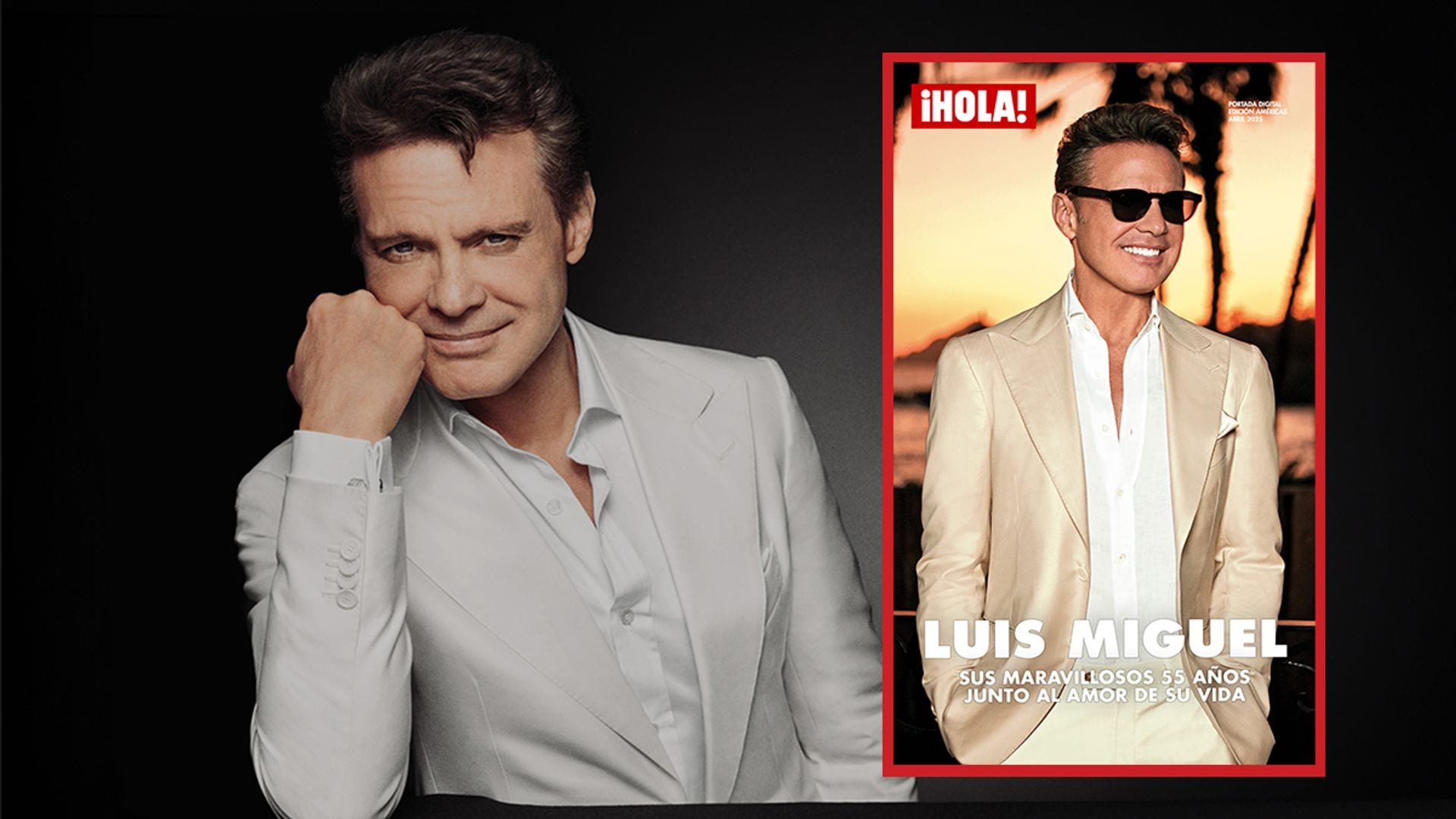 Luis Miguel celebra sus 55 años junto al amor de su vida