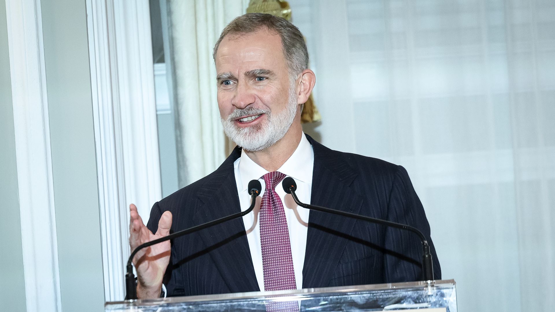 La llamativa reacción de la reina Letizia al desvelar el rey Felipe en su discurso uno de sus gustos menos conocidos