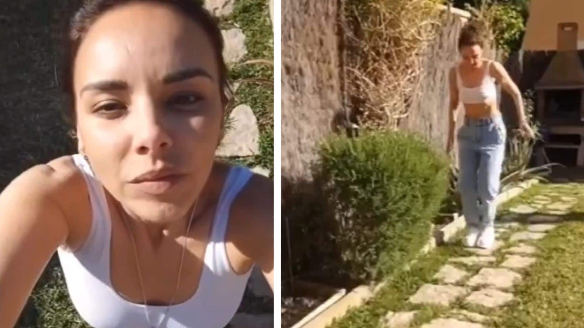 El video más divertido de Chenoa 'volviendo a ser una niña' y jugando a la pata coja