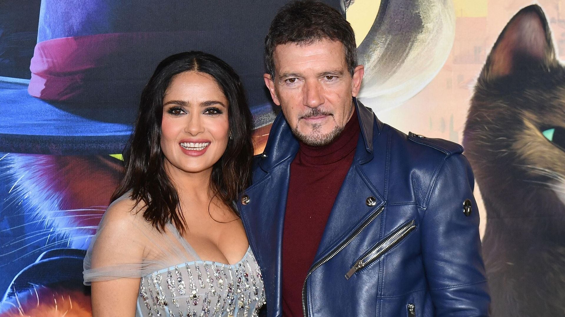 Salma Hayek y Antonio Banderas, juntos en los Oscar 2023