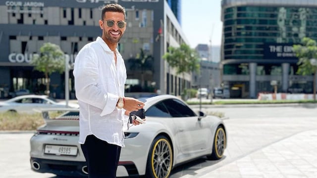 sergio carrallo exfutbolista merengue vecino del rey juan carlos en abu dhabi