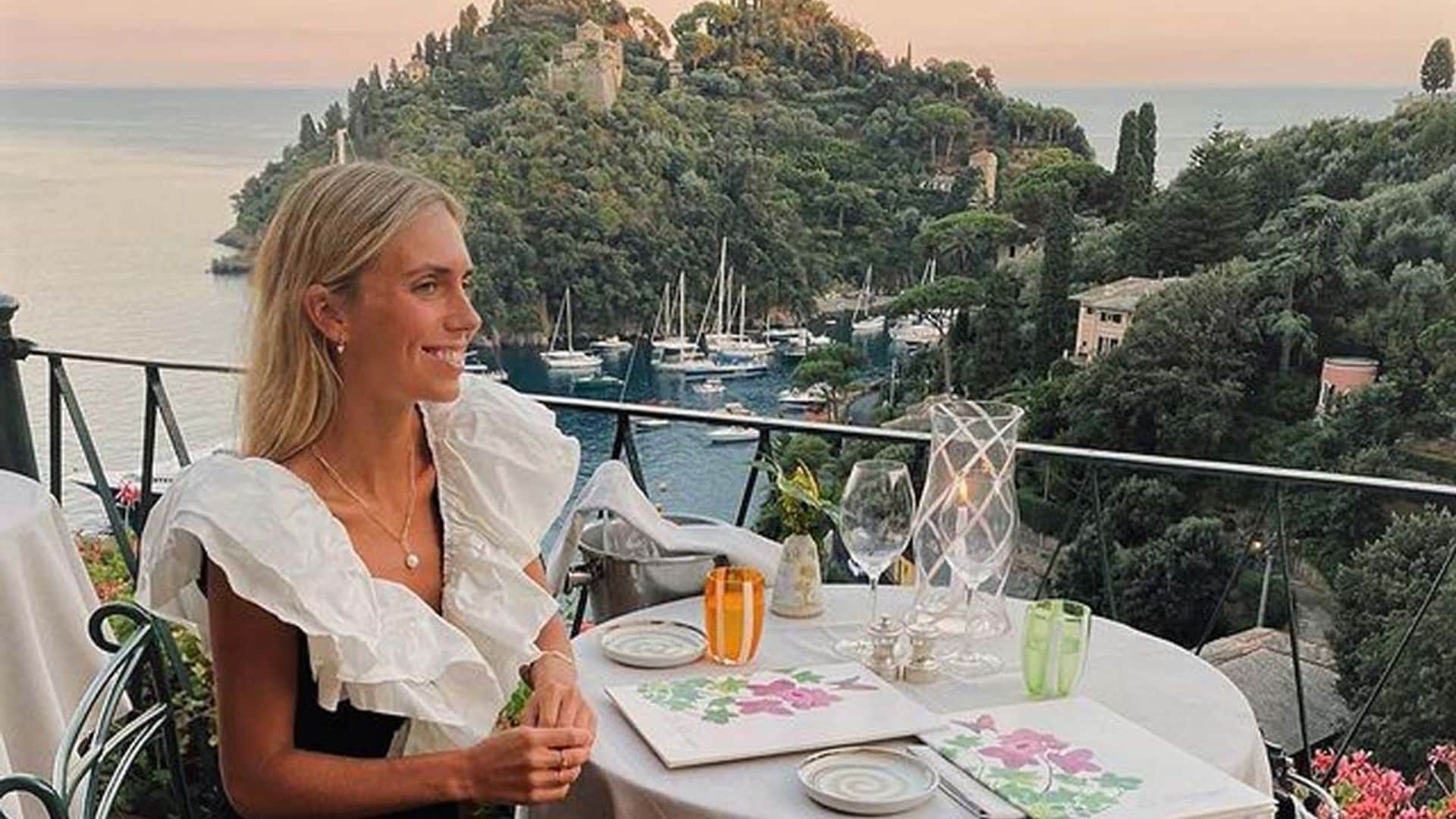 Lucía Bárcena comparte su álbum de fotos de su romántica y mágica luna de miel en Portofino