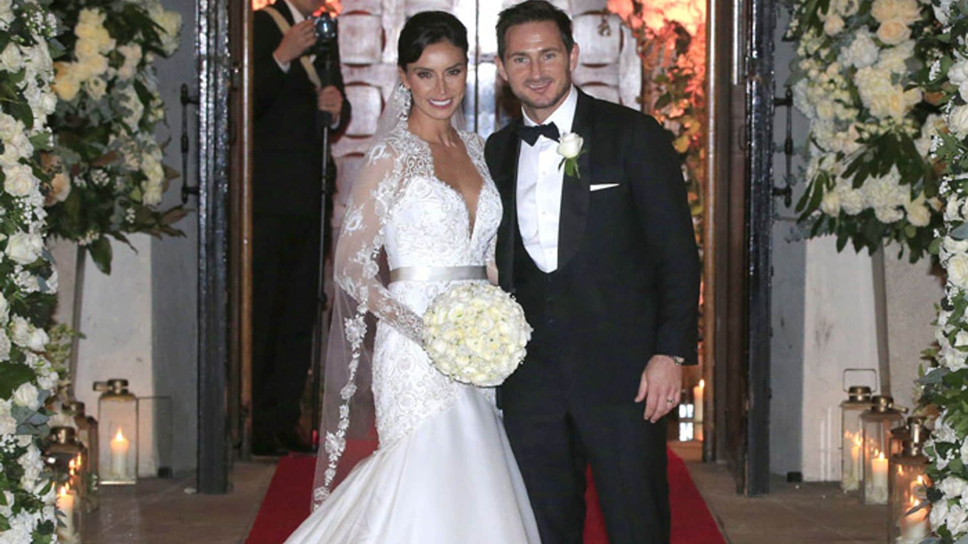 La romántica boda del futbolista Frank Lampard y la presentadora Christine Bleakley