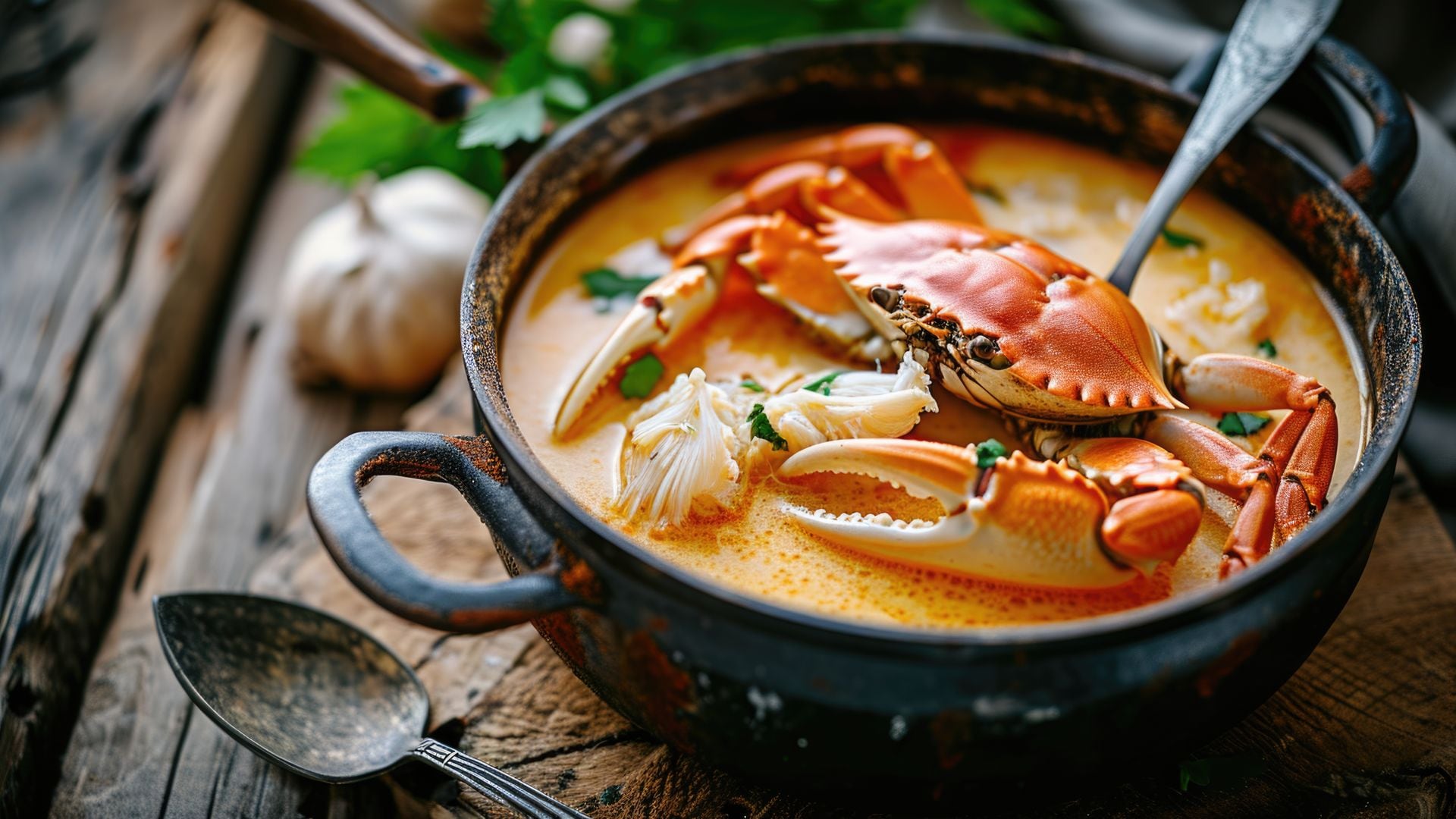 Sopa de cangrejos