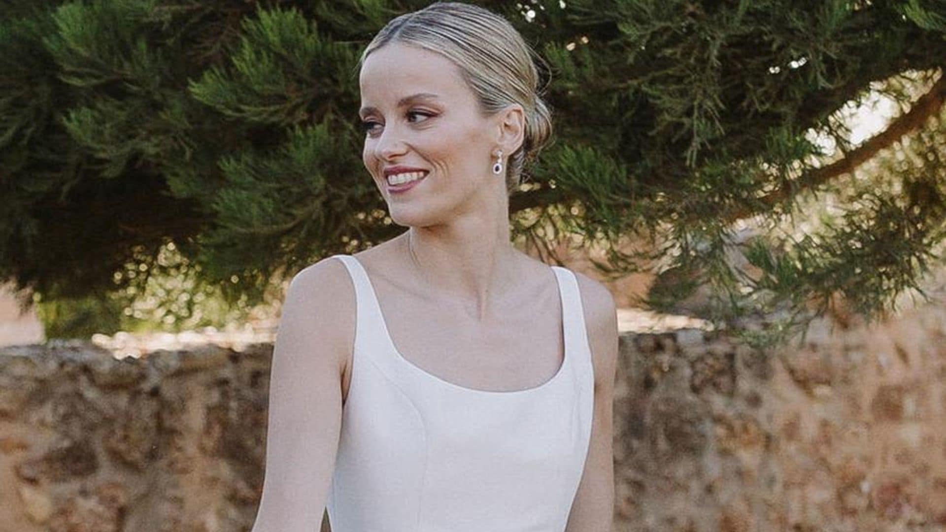 Los detalles del segundo vestido de Daphne Cañizares, la novia más ‘blanca’ de la semana