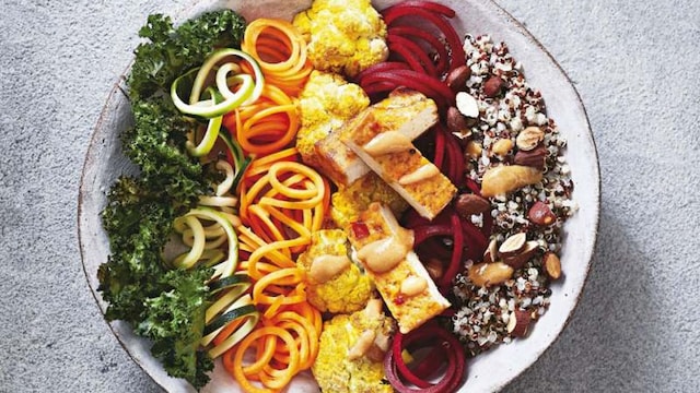 noodles veganos tofu