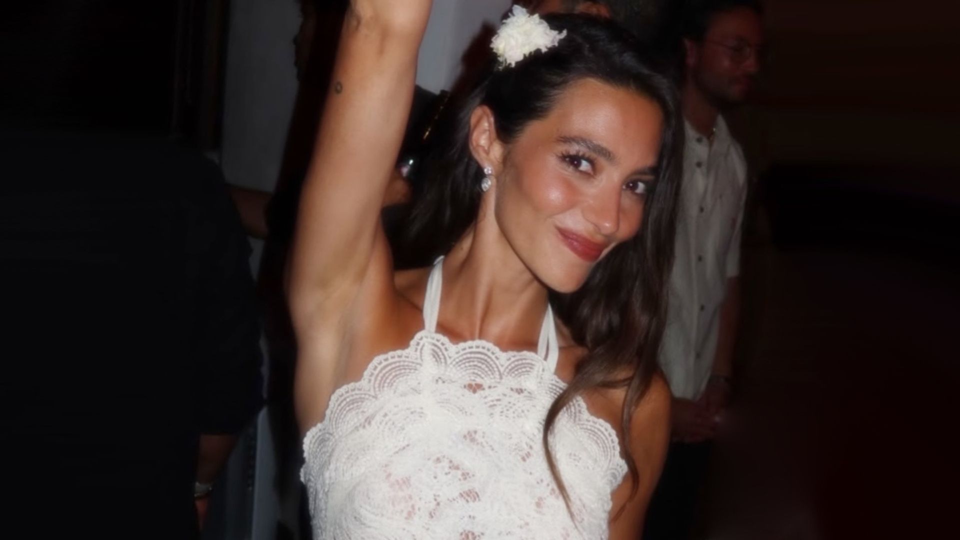 Rocío Crusset en la celebración de su 'reboda' en Ibiza