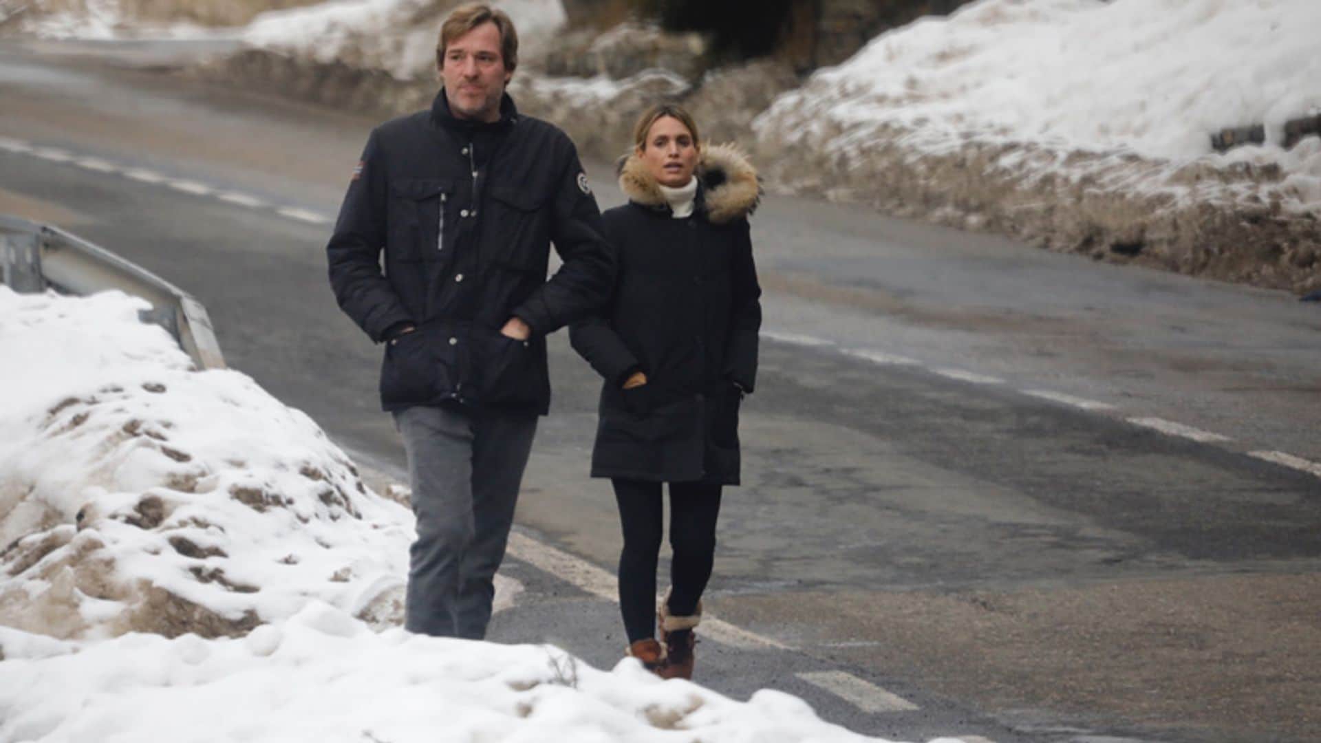 Andrea Pascual y Beltrán Gómez-Acebo, escapada a la nieve para comenzar el año