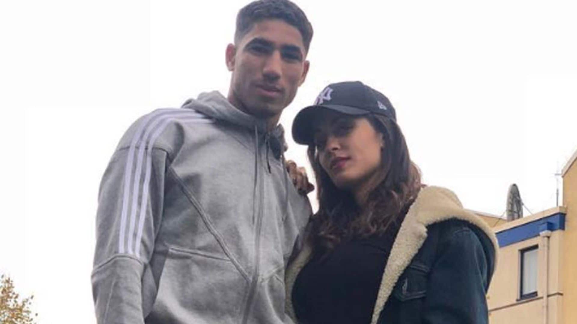 Hiba Abouk felicita a su novio, el futbolista Achraf Hakimi, con una dedicatoria de lo más deportiva