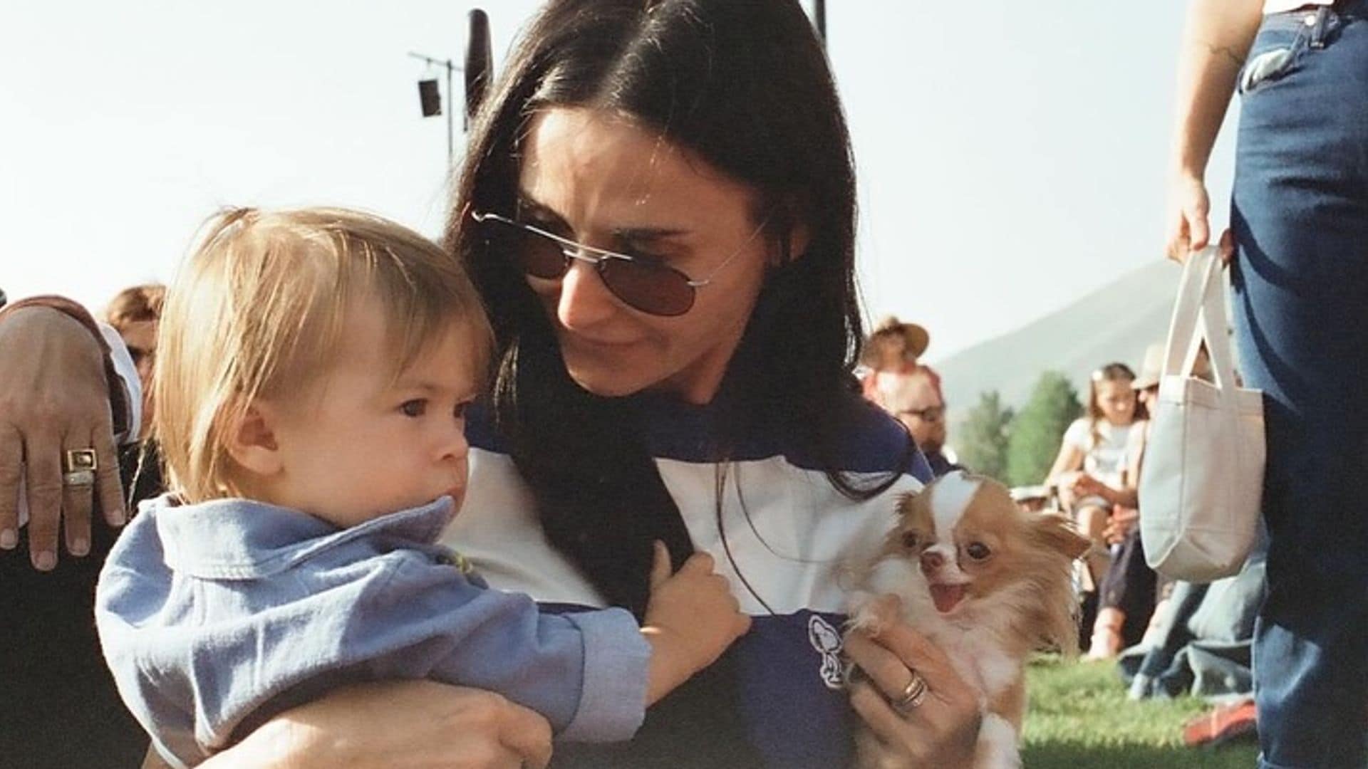 Las últimas imágenes de Demi Moore con su nieta: posiblemente, la abuela más atractiva de Hollywood