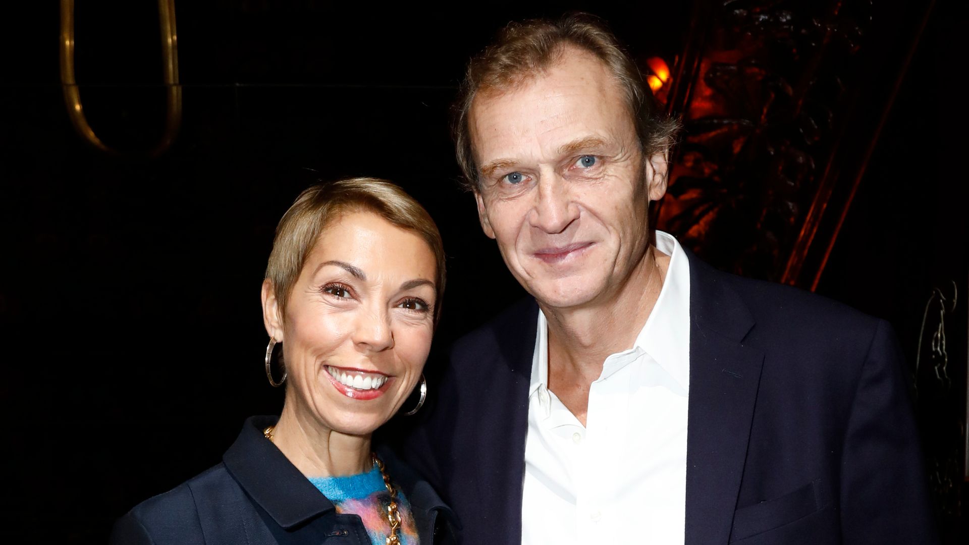 Mathilde Favier y Nicolas Altmayer en una cena en París en 2021