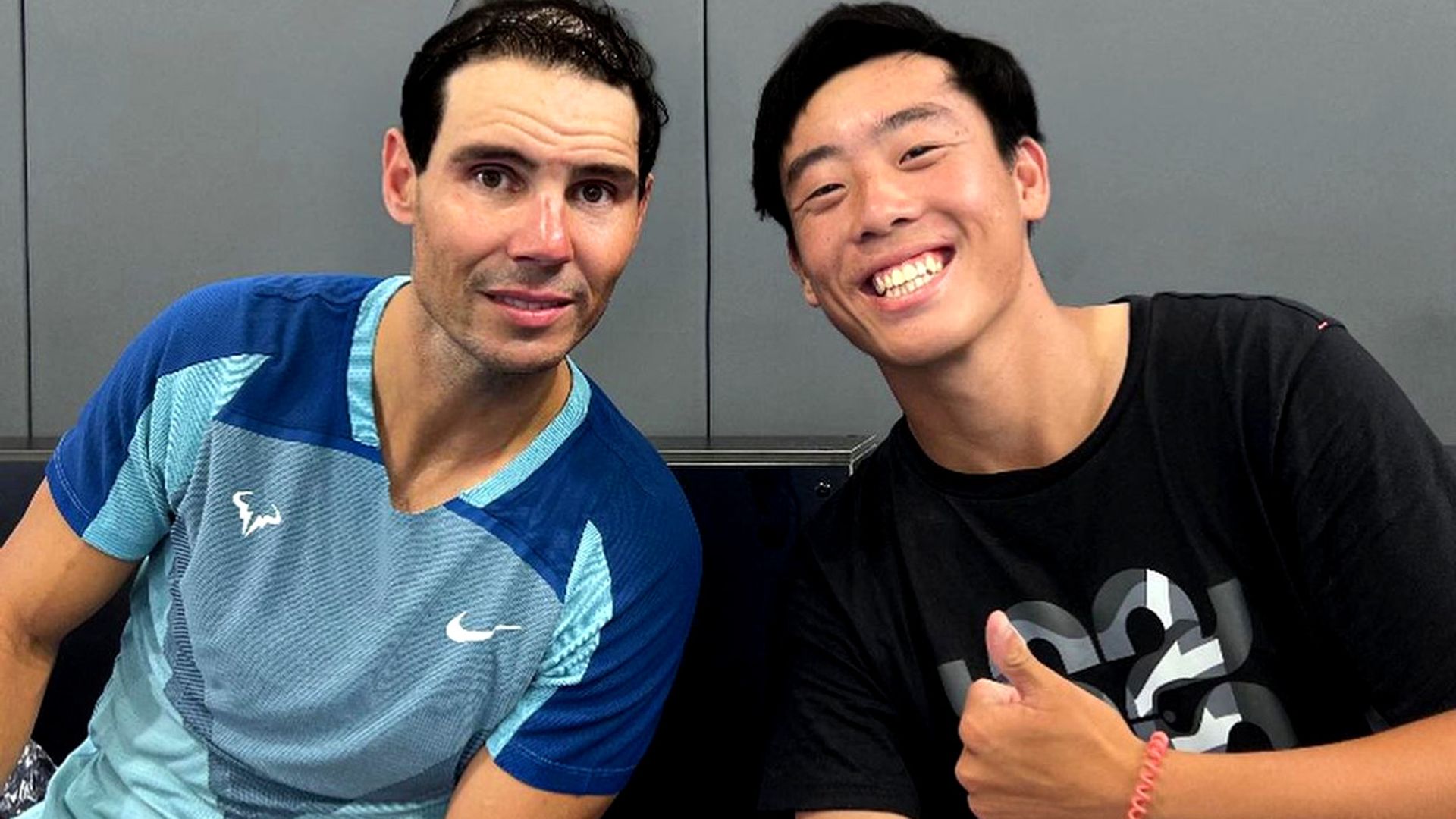 Primera imagen de Rafa Nadal tras ser papá, de vuelta a los entrenamientos en su academia