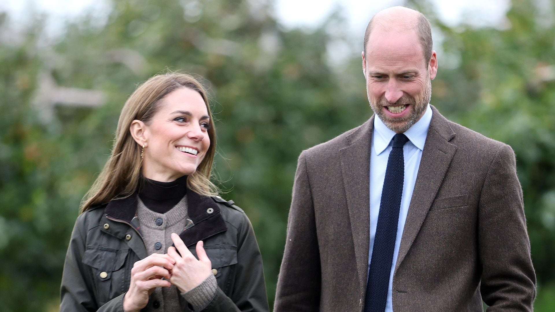 La princesa Kate y el príncipe William en una visita a Craigavon, Irlanda del Norte.