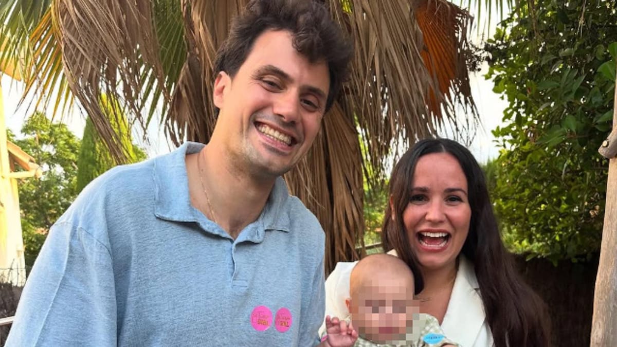 Carolina Monje, madre de una niña un año después de tener a su primer hijo