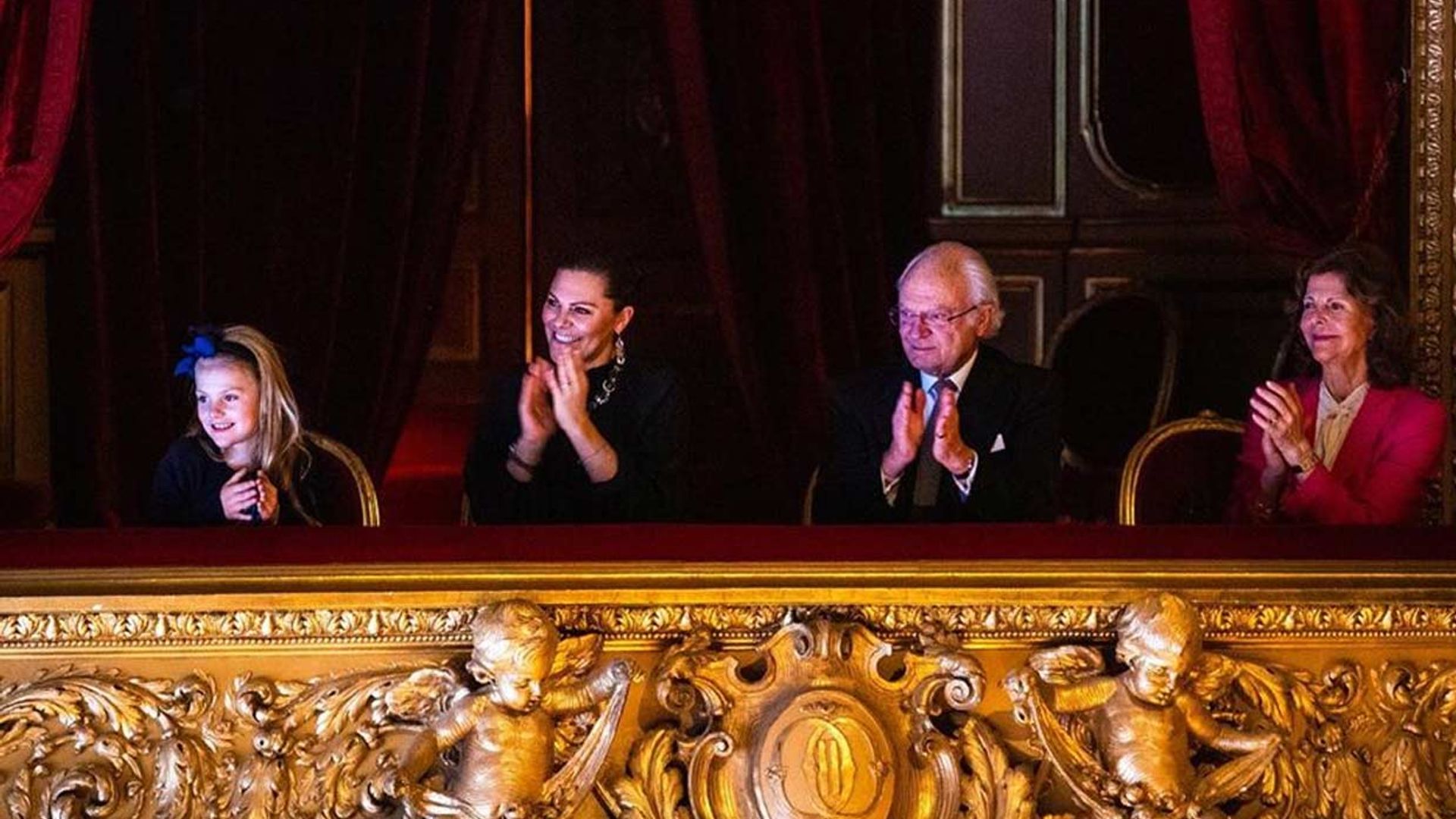 La magia  del 'Cascanueces' encandila a una entusiasmada Estelle de Suecia