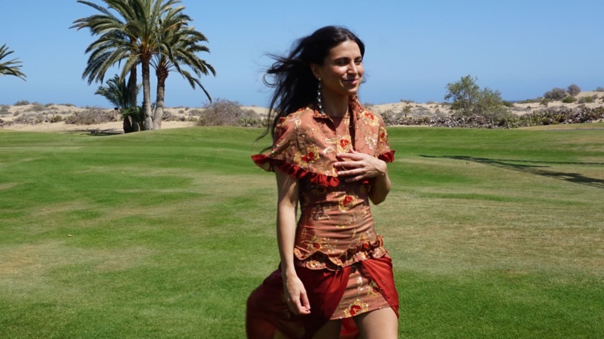 Esta invitada canaria anónima cosió su look la noche antes de la boda y terminó siendo la mejor vestida