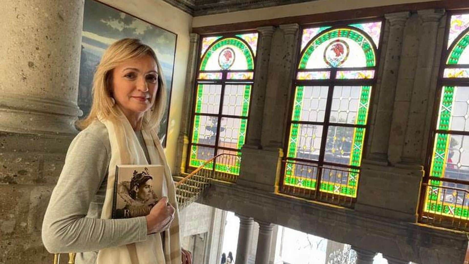 cristina morat en el castillo de chapultepec en la ciudad de m xico