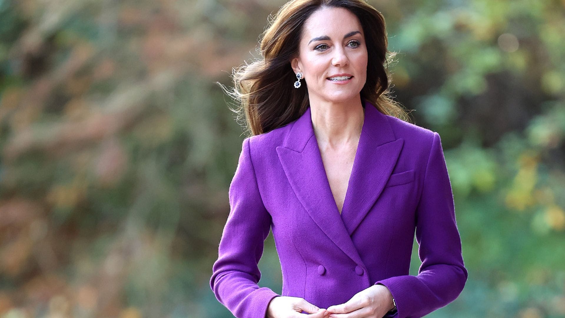 La princesa de Gales rejuvenece con un sencillo truco al recuperar su traje morado de 2021