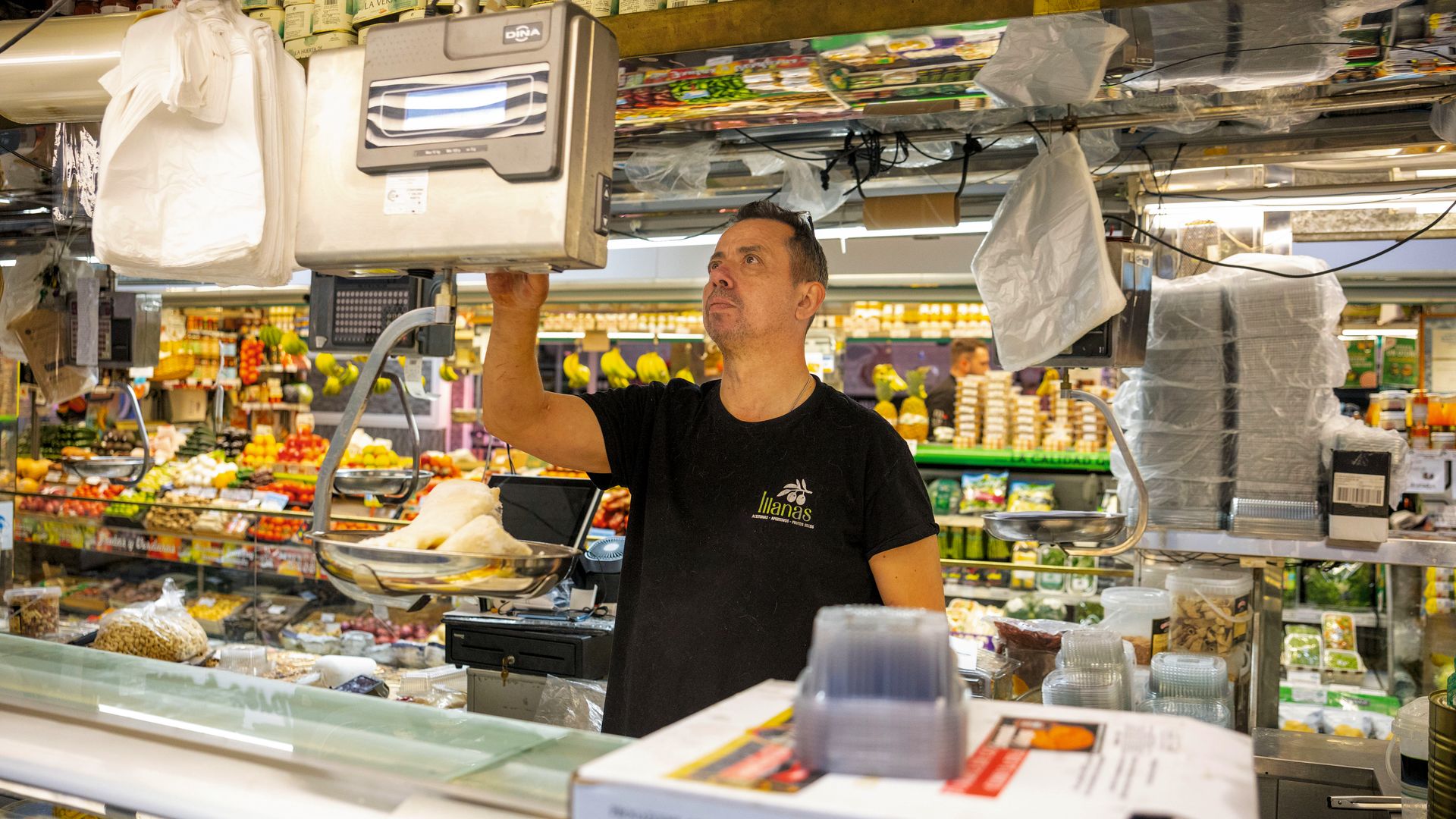 Frutería del Mercado de Chamberí en Madrid