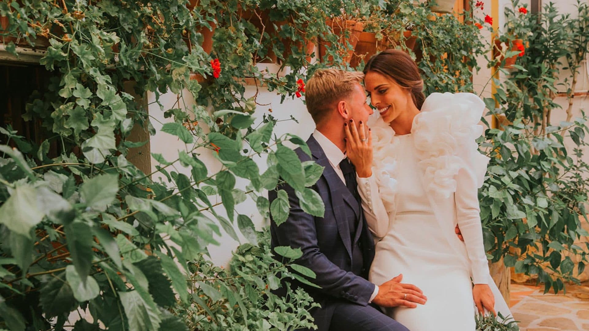 La boda de Yolanda, la novia del look desmontable con sello andaluz