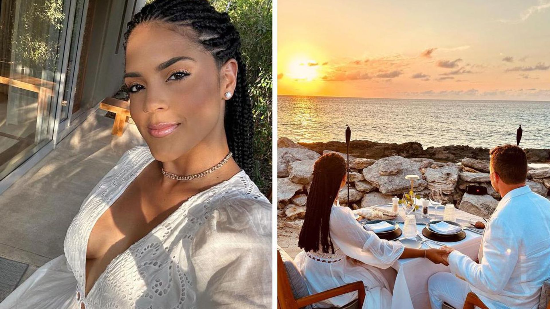 A la orilla del mar y con un romántico viaje, Francisca celebra su primer aniversario de boda