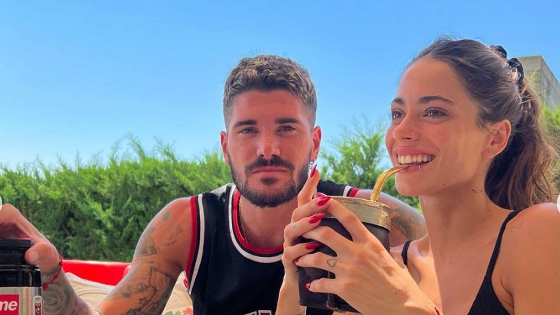 Rodrigo De Paul abre el álbum de fotos para felicitar a su chica, Tini Stoessel