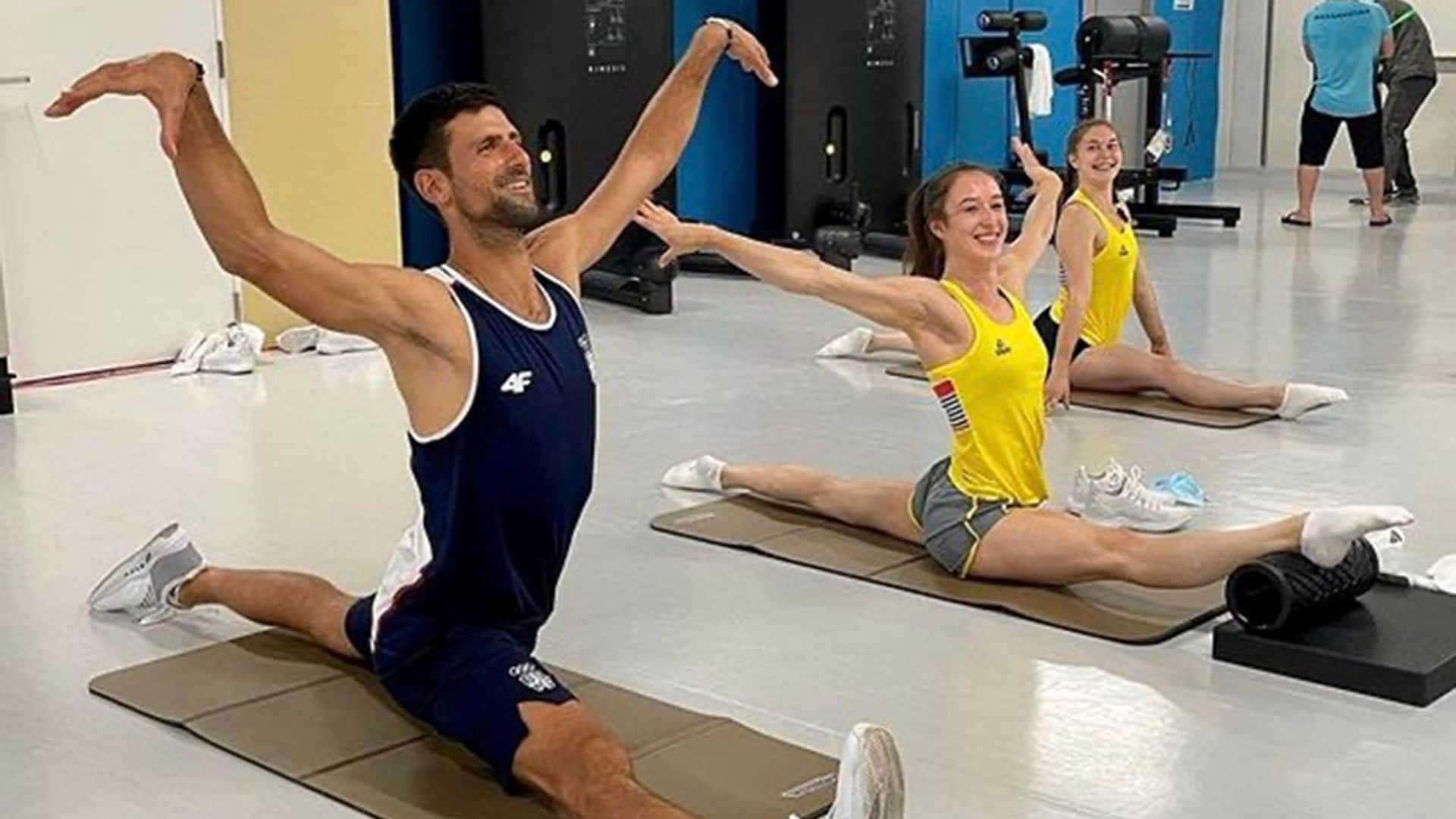 ¡Increíble! La foto de Novak Djokovic en los Juegos Olímpicos de Tokio que se ha hecho viral