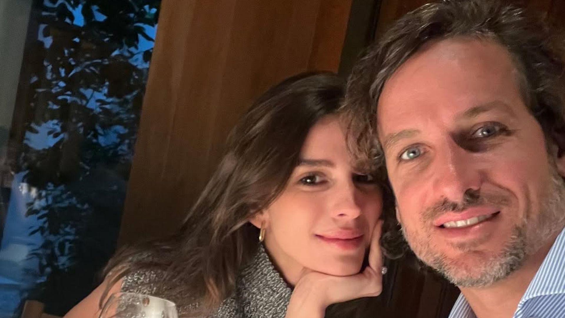 Feliciano López y Sandra Gago
