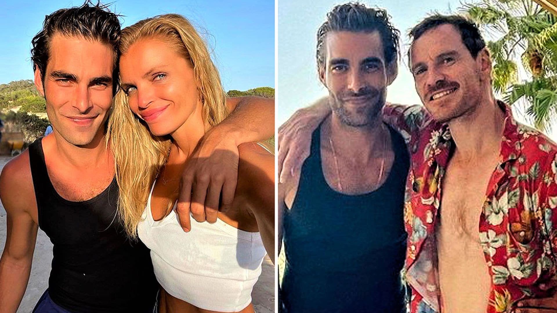 ¡Sirenas y una villa espectacular! Las vacaciones de Jon Kortajarena con Michael Fassbender y Esther Cañadas
