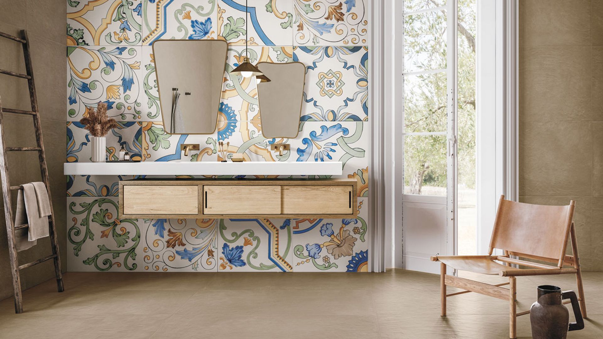 Ideas originales para decorar con azulejos el baño