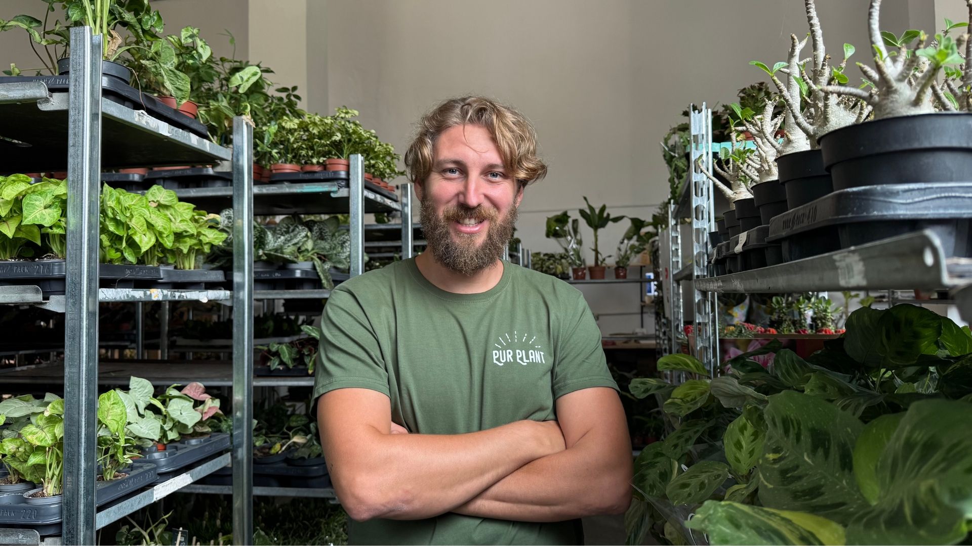 El fundador de Pur Plant, Quentin Brouhon