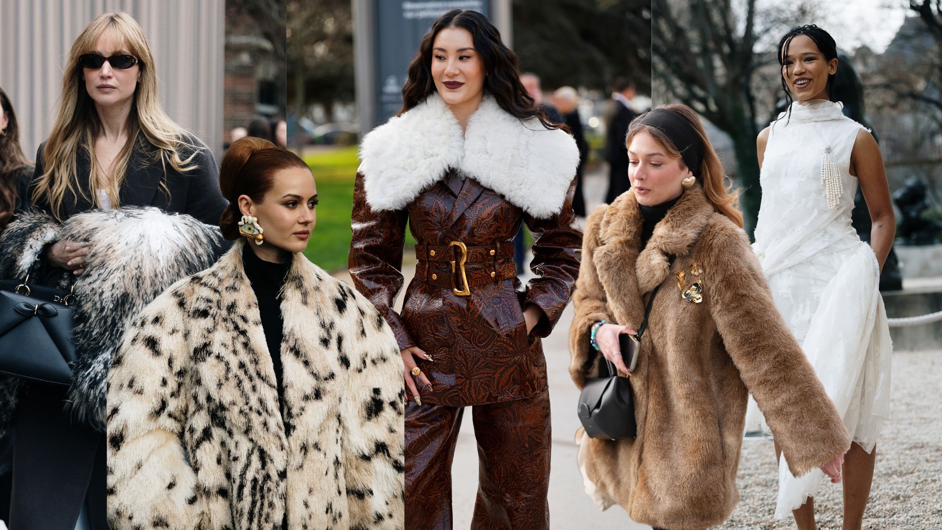 Accesorios dramáticos: el detalle estrella del street style en la Semana de Alta Costura en París