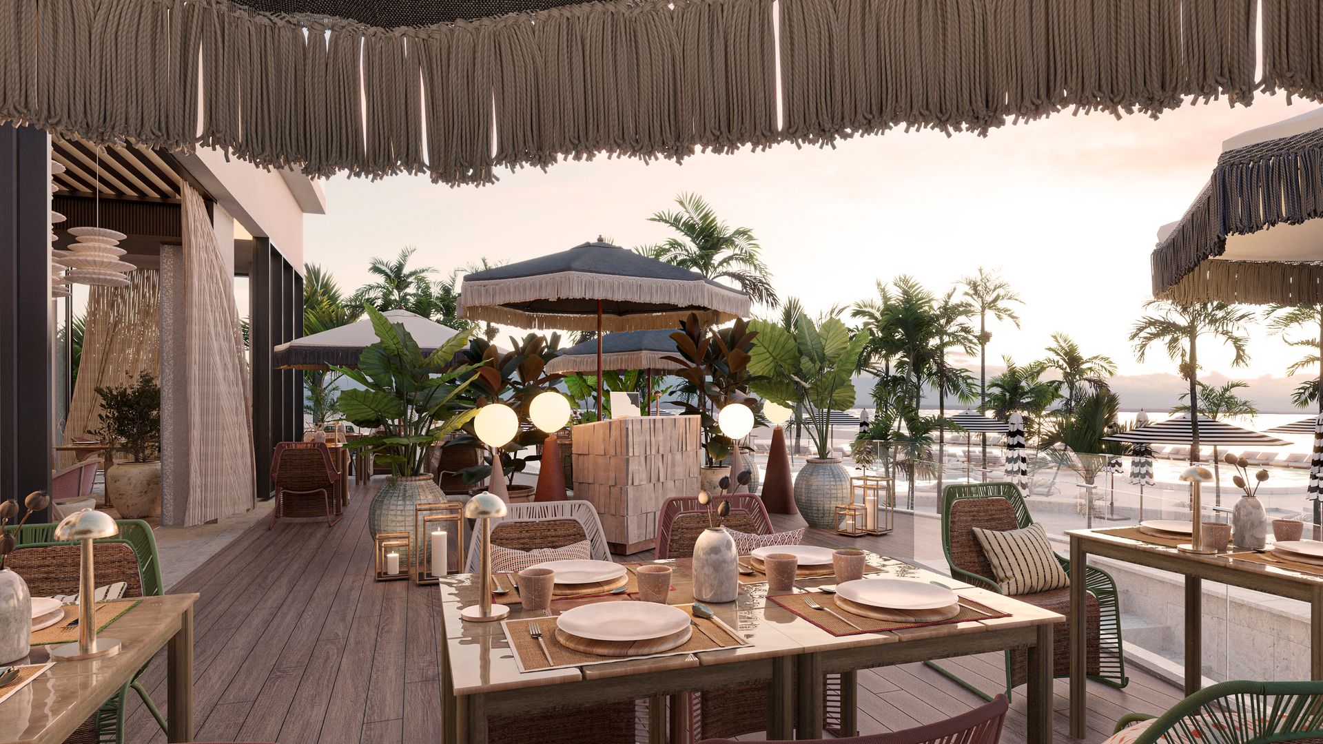 Restaurante Lumbre en el Bless Hotel Ibiza