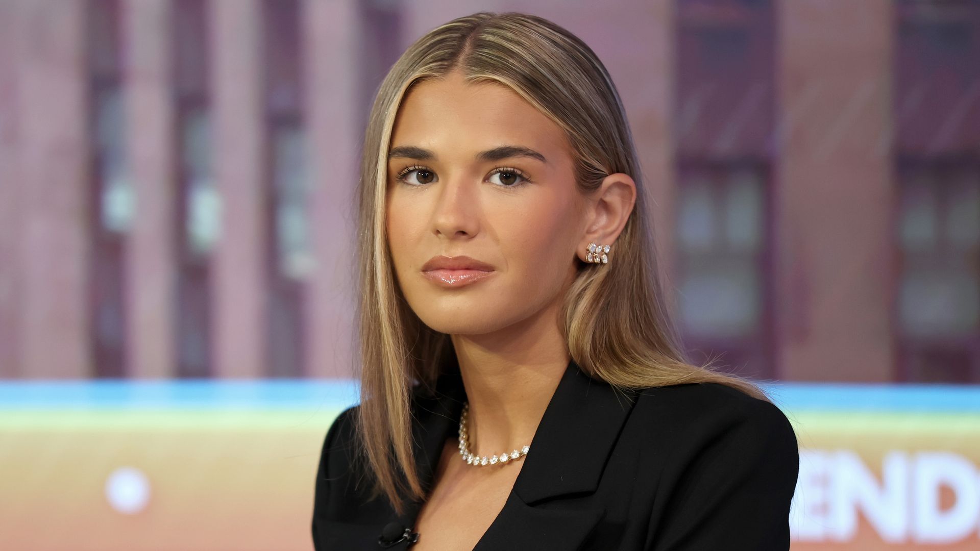 Kai Trump en su vista a "Fox & Friends" el pasado mes de julio, en Nueva York.