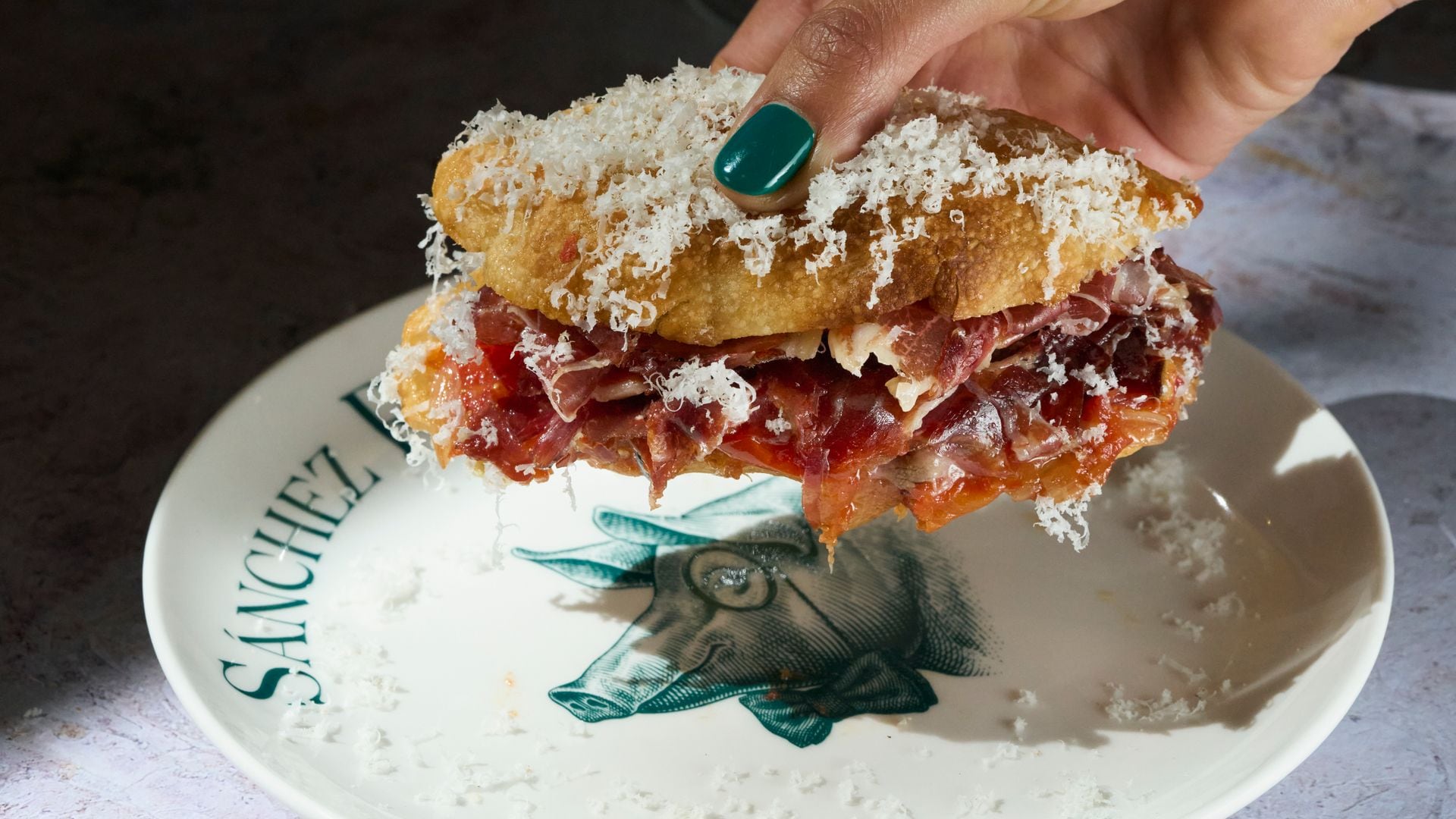 Bocata de jamón Sánchez Romero Carvajal
